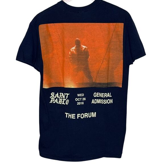Kanye West Yeezy Season Ye Yeezus Life of Saint Pablo LA Tour Merch Tee size M - Picture 2 of 4